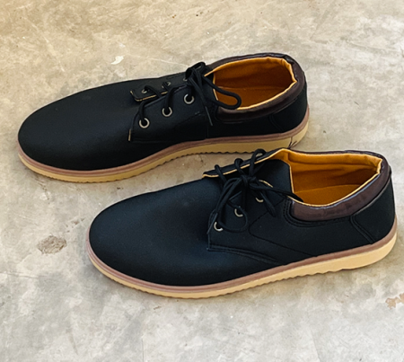 韓國新款黑色皮鞋black leather shoes
