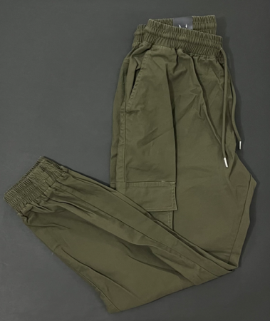韓國新款時尚軍綠色長褲military green trousers