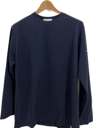 Korea 韓國新款深藍色上衣blue long sleeve top